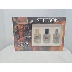 Stetson 160th Anniversary 3pc Mini Set - New In Box Original, Legend & Spirit